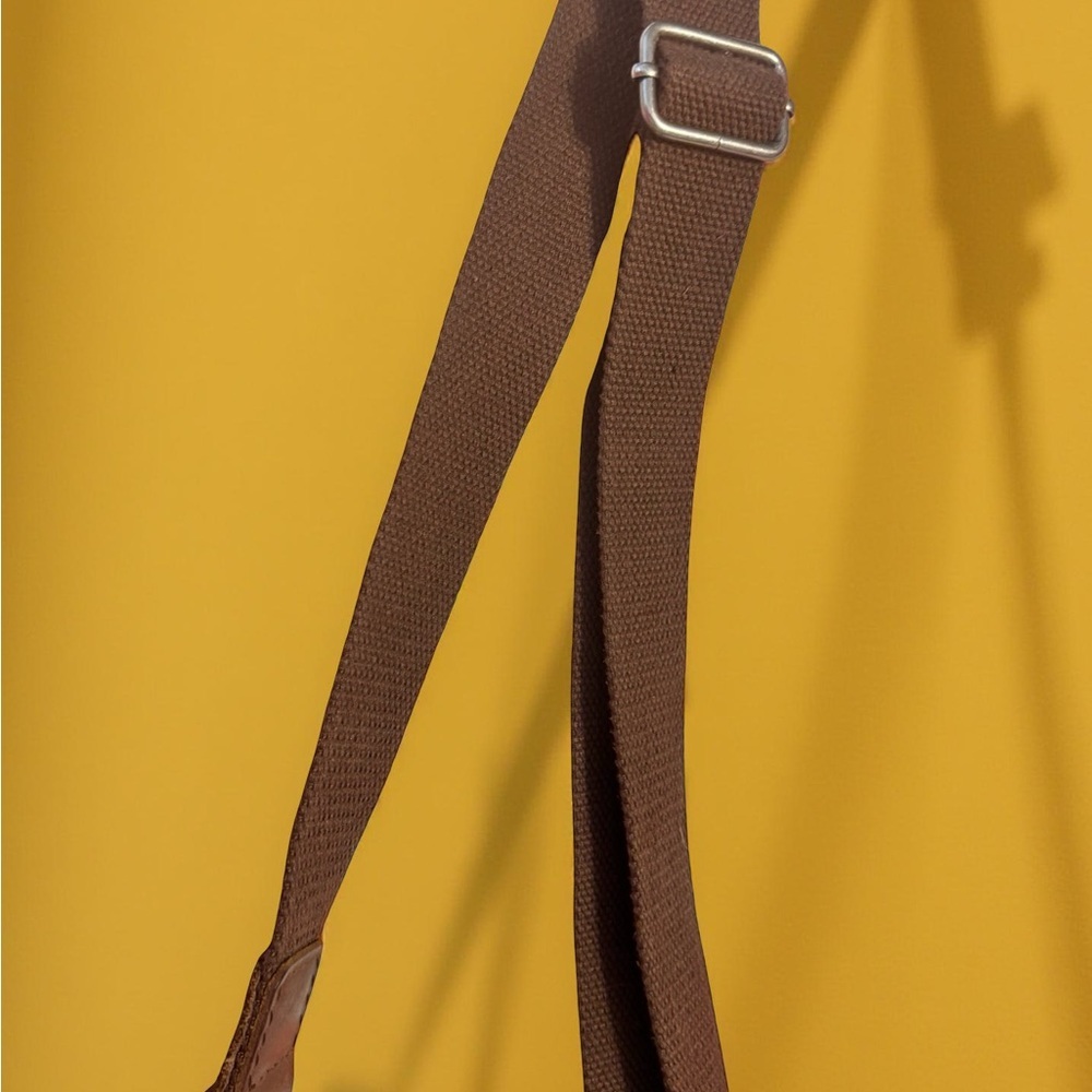 Fossil Multicolor Crossbody Bag with Purple and Brown Accents - Picture 8 of 15